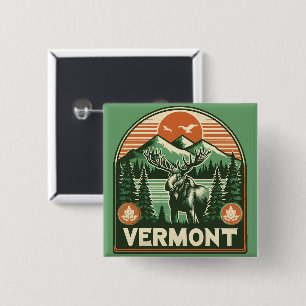 Vermont 15 Cm Square Badge