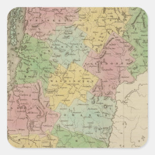 Vermont 8 square sticker
