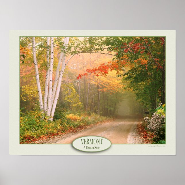 Vermont A Dream State Value Poster Paper (Matte) (Front)
