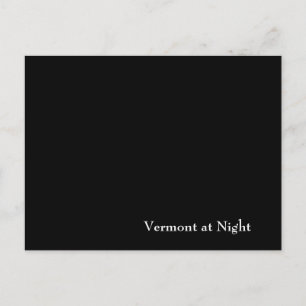 Vermont at Night Postcard
