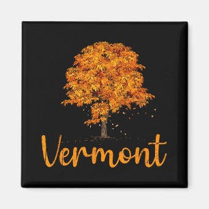 Vermont Autumn Colors, New England, Tree Fall Foli Magnet