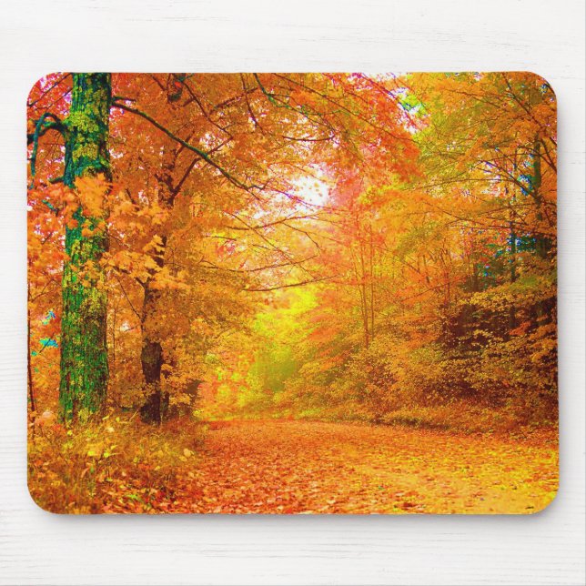 Vermont Autumn Nature Landscape Mouse Mat (Front)