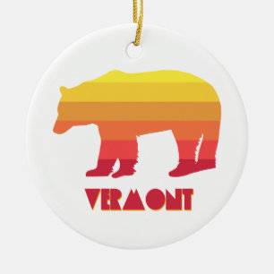 Vermont Bear Ceramic Tree Decoration