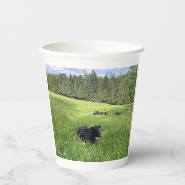 Vermont Black Cows, Paper cup (Front)