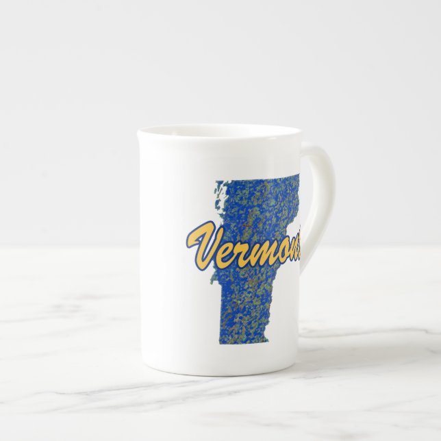 Vermont Bone China Mug (Front Right)