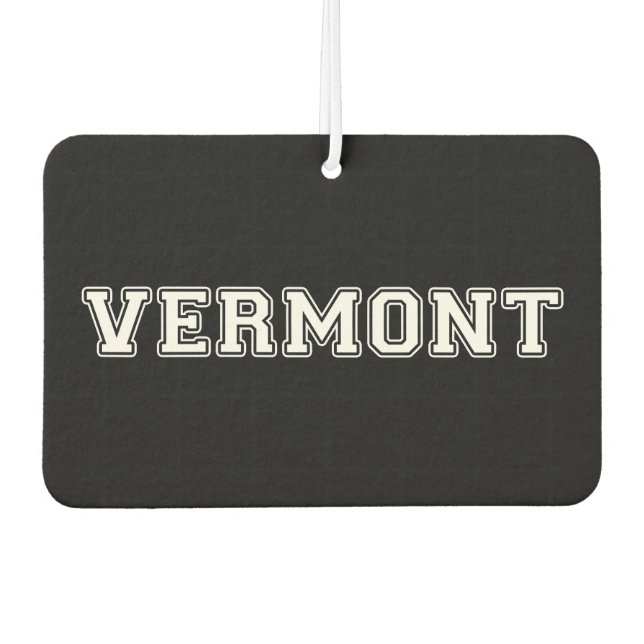 Vermont Car Air Freshener (Front)