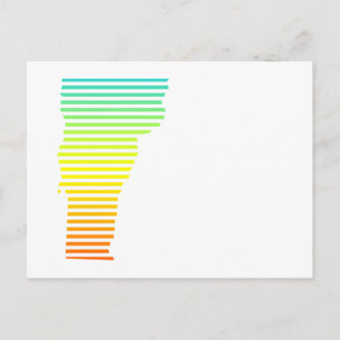 vermont chill fade postcard