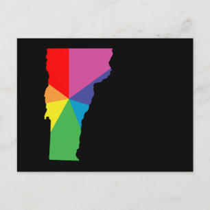 vermont colour burst postcard