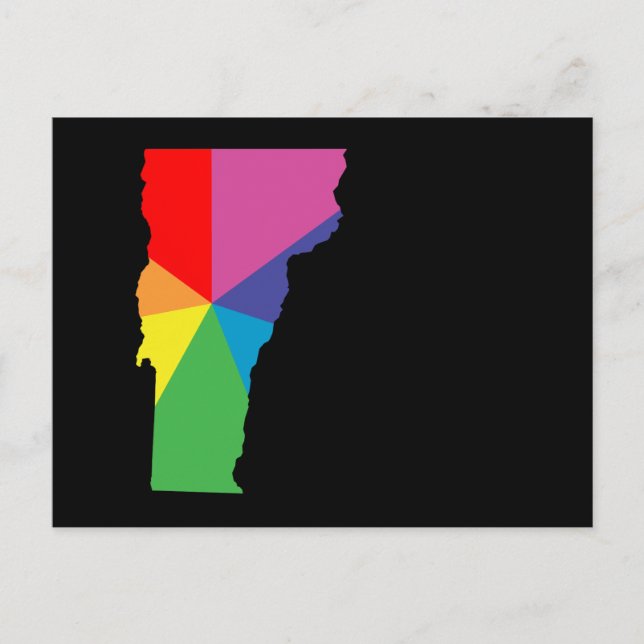 vermont colour burst postcard (Front)