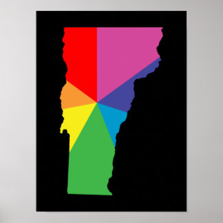 vermont colour burst poster