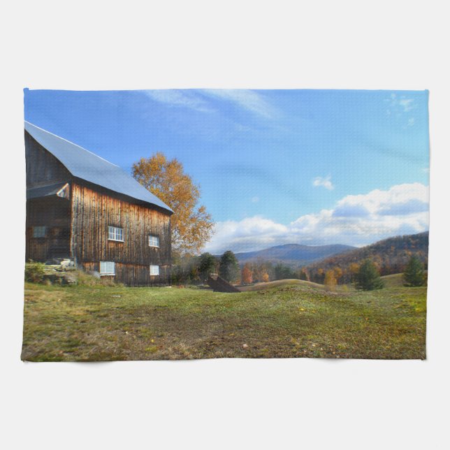Vermont Country Barn Kitchen Towel (Horizontal)