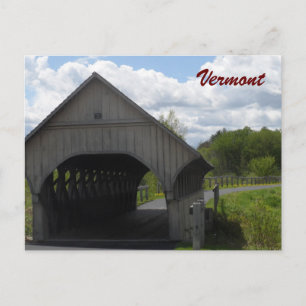Vermont Covered Bridge Postcard