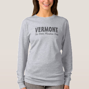 VERMONT custom text clothing T-Shirt