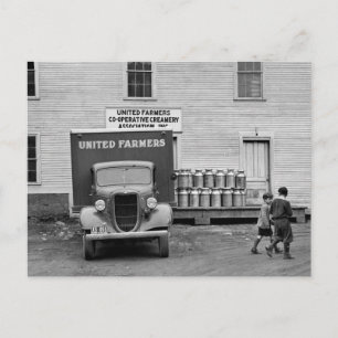 Vermont Dairy Co-op, 1930s Postcard