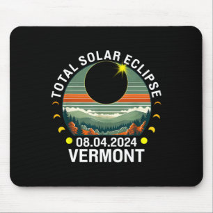 Vermont Eclipse 4.08.24 America Total Solar Eclips Mouse Mat
