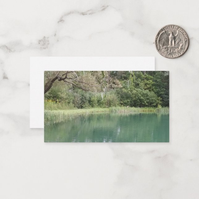 Vermont Fall Scene Card (Front/Back In Situ)