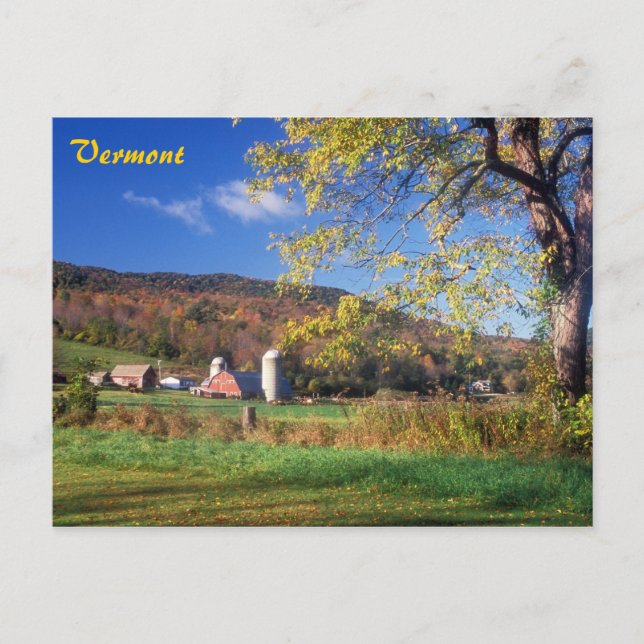 Vermont Farm Postcard (Front)