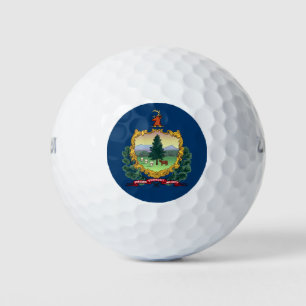 VERMONT FLAG GOLF BALLS