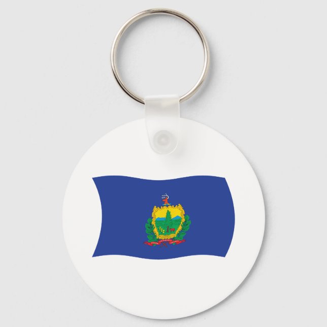 Vermont Flag Keychain (Front)