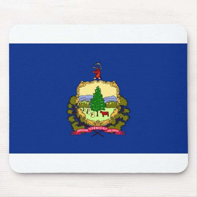 Vermont flag mouse mat (Front)