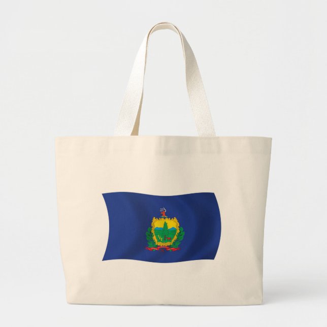 Vermont Flag Tote Bag (Front)