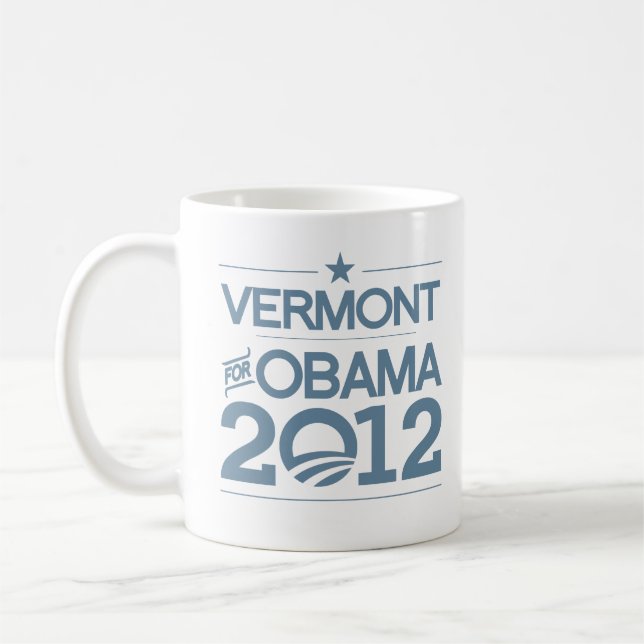 VERMONT FOR OBAMA 2012.png Coffee Mug (Left)