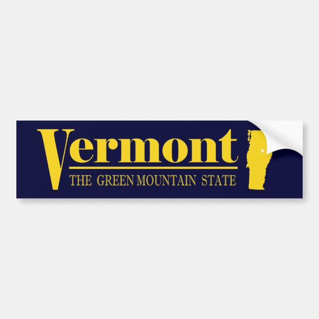 Vermont Gold Bumper Sticker (Front)