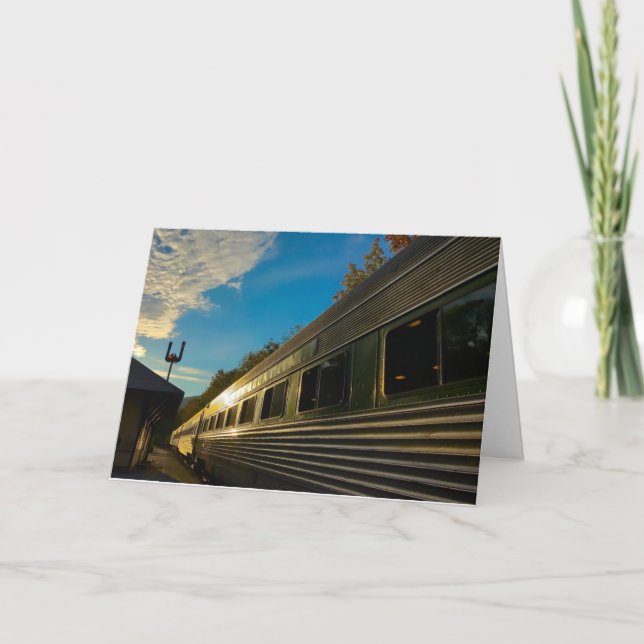 Vermont Green Mountain Flyer Greeting Card (Front)