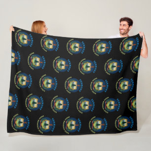 VERMONT GREEN MOUNTAIN STATE FLAG FLEECE BLANKET