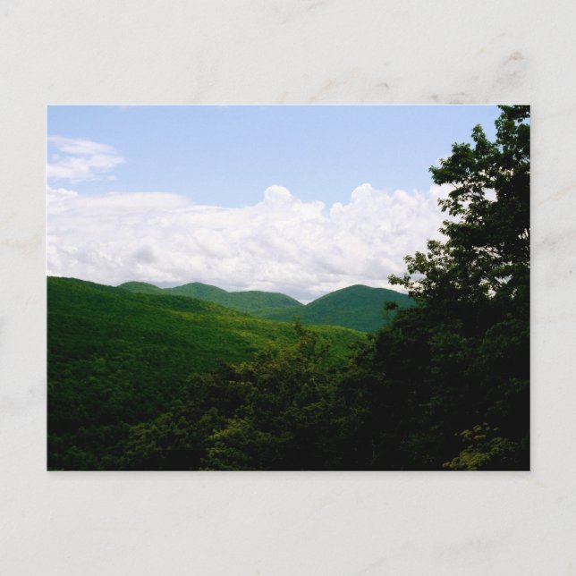 Vermont green mountains postcard (Front)