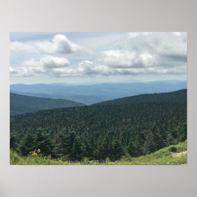 Vermont Green Mountains View Poster (Front)