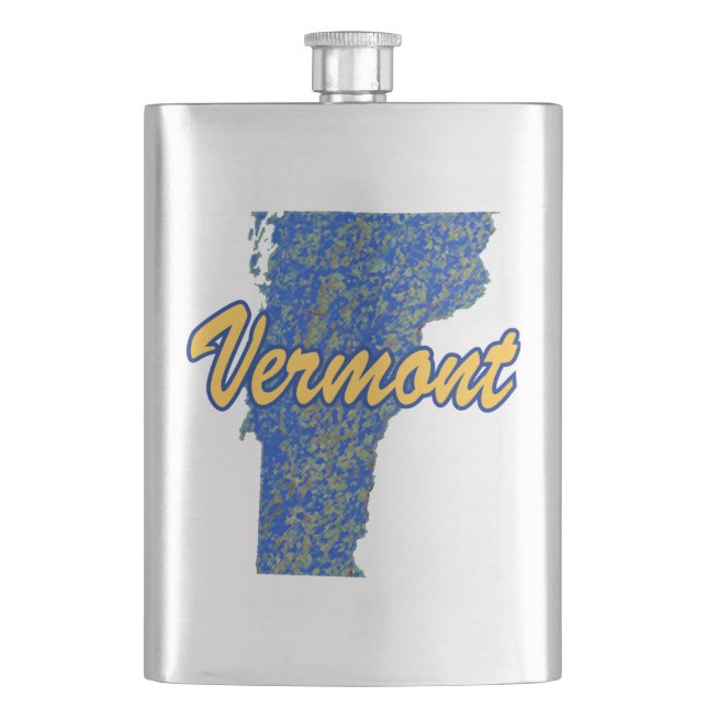 Vermont Hip Flask (Front)
