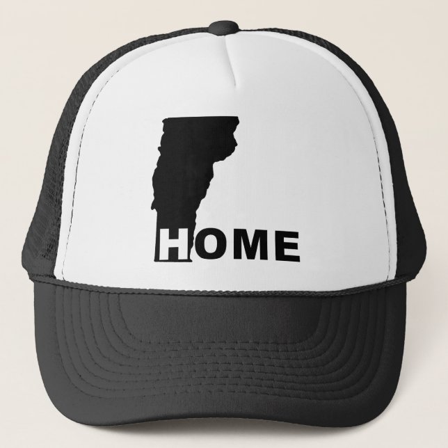 Vermont Home Away From State Ball Cap Hat (Front)