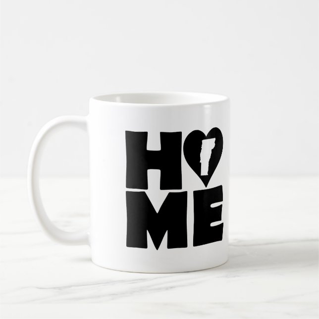 Vermont Home Heart Sale Mug or Travel Mug (Left)