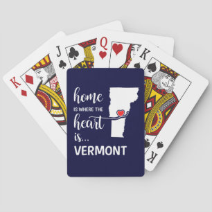 Vermont home is where the heart is playing cards