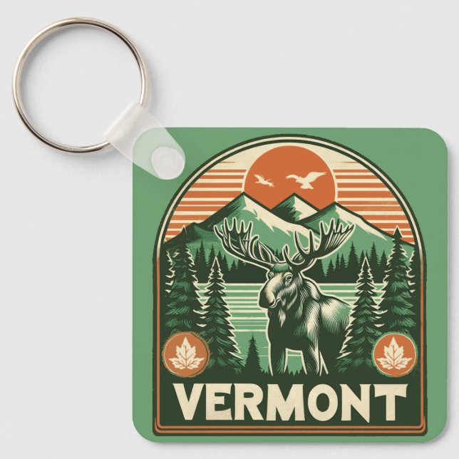 Vermont Key Ring (Front)