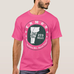 Vermont Long Trail Hiking T Shirt Vermont Trekking