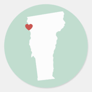 Vermont Love - Customisable Sticker