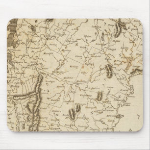 Vermont Map by Arrowsmith Mouse Mat