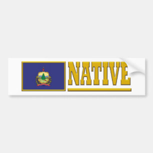 Vermont Native Bumper Sticker