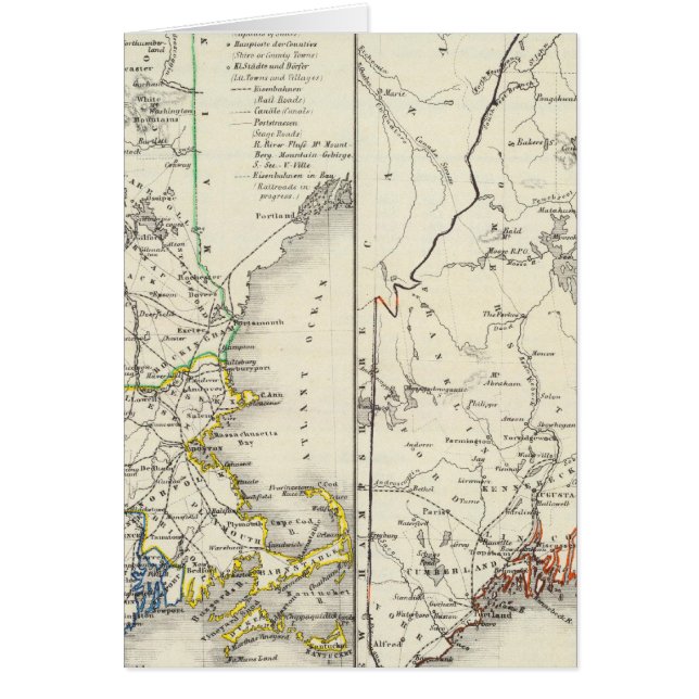 Vermont, New Hampshire, Massachusetts (Front)