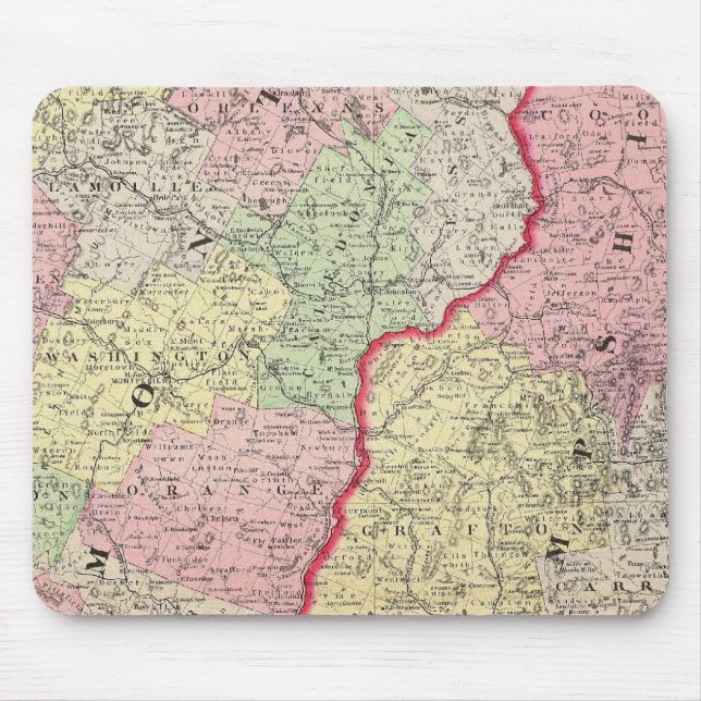 Vermont, NH Mouse Mat (Front)