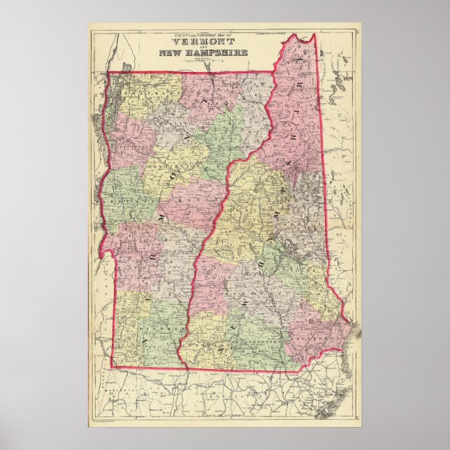 Vermont, NH Poster (Front)