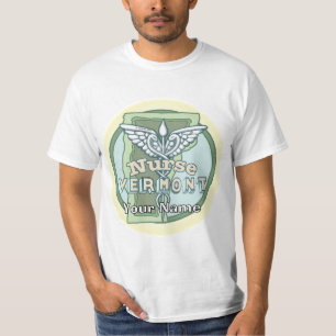 Vermont Nurse Caduceus T-Shirt