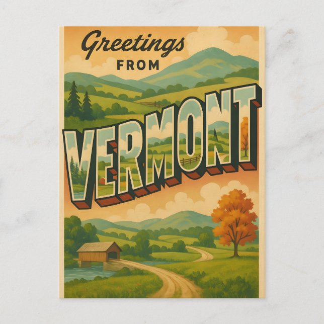 Vermont Postcard (Front)
