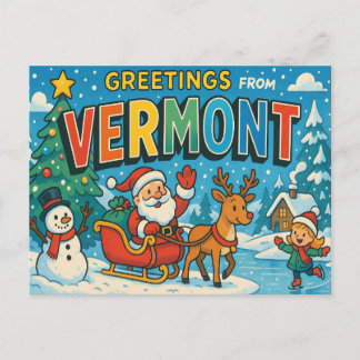 VERMONT Postcard