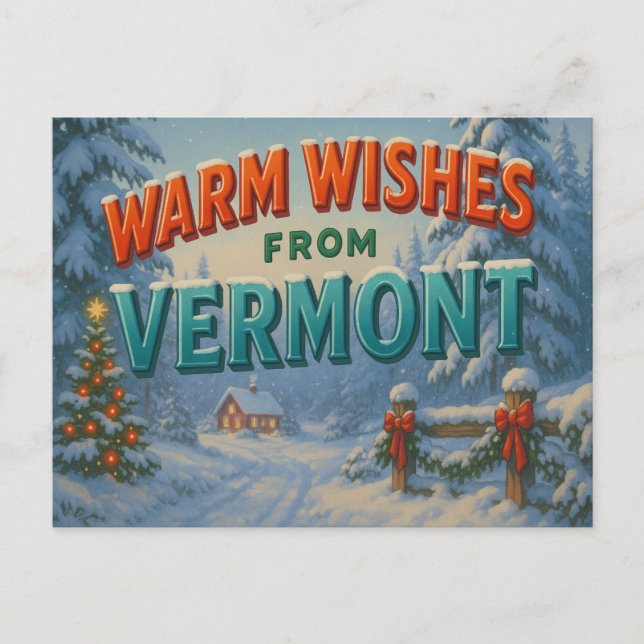 VERMONT Postcard (Front)