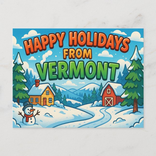 VERMONT Postcard (Front)