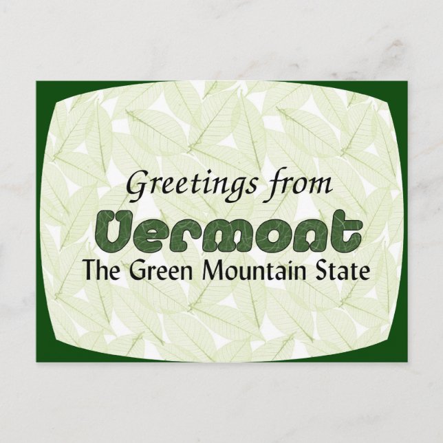 Vermont Postcard (Front)