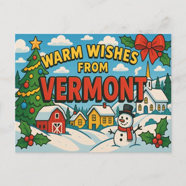 VERMONT Postcard (Front)